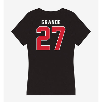 Fairfield - NCAA Baseball : Carter Grande - Women's V-Neck T-Shirt-1