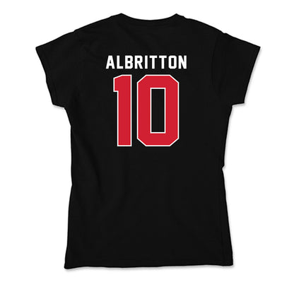 Fairfield - NCAA Men's Soccer : Sean Albritton - Soft Style Women’s T-Shirt-1