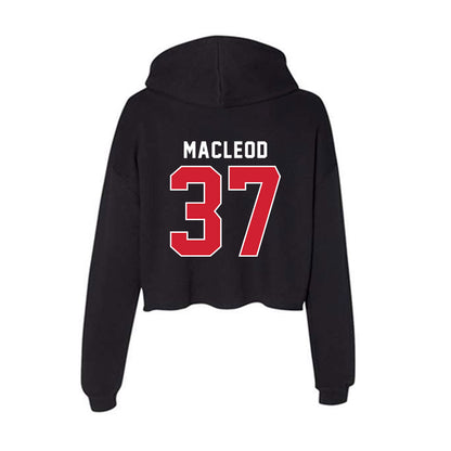 Fairfield - NCAA Women's Lacrosse : Sara MacLeod - Women's Crop Fleece Hoodie-1