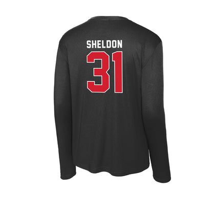 Fairfield - NCAA Baseball : Jack Sheldon - Activewear Long Sleeve T-Shirt-1