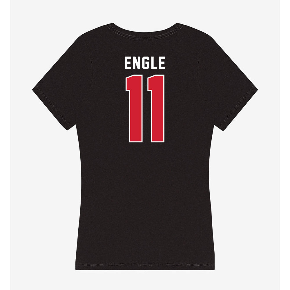 Fairfield - NCAA Baseball : Harrison Engle - Women's V-Neck T-Shirt-1