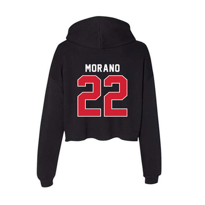 Fairfield - NCAA Softball : Kathryn Morano - Women's Crop Fleece Hoodie-1