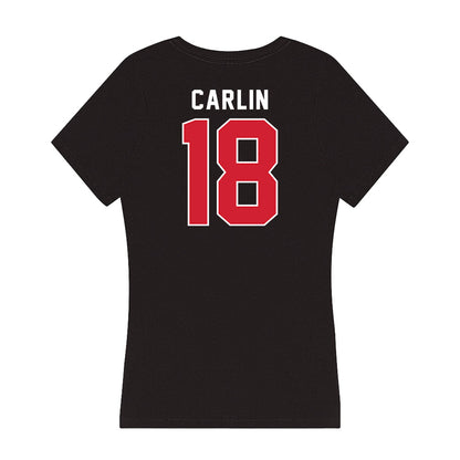 Fairfield - NCAA Women's Volleyball : Natalie Carlin - Women's V-Neck T-Shirt-1