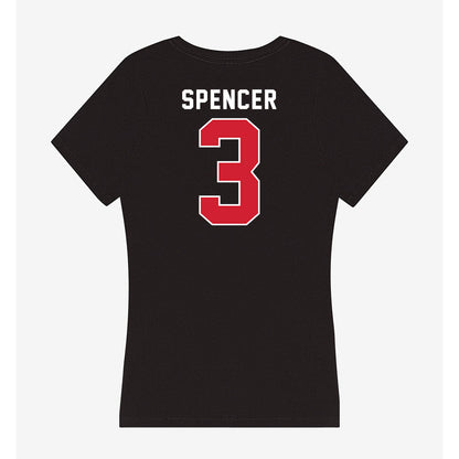 Fairfield - NCAA Baseball : Luke Spencer - Women's V-Neck T-Shirt-1