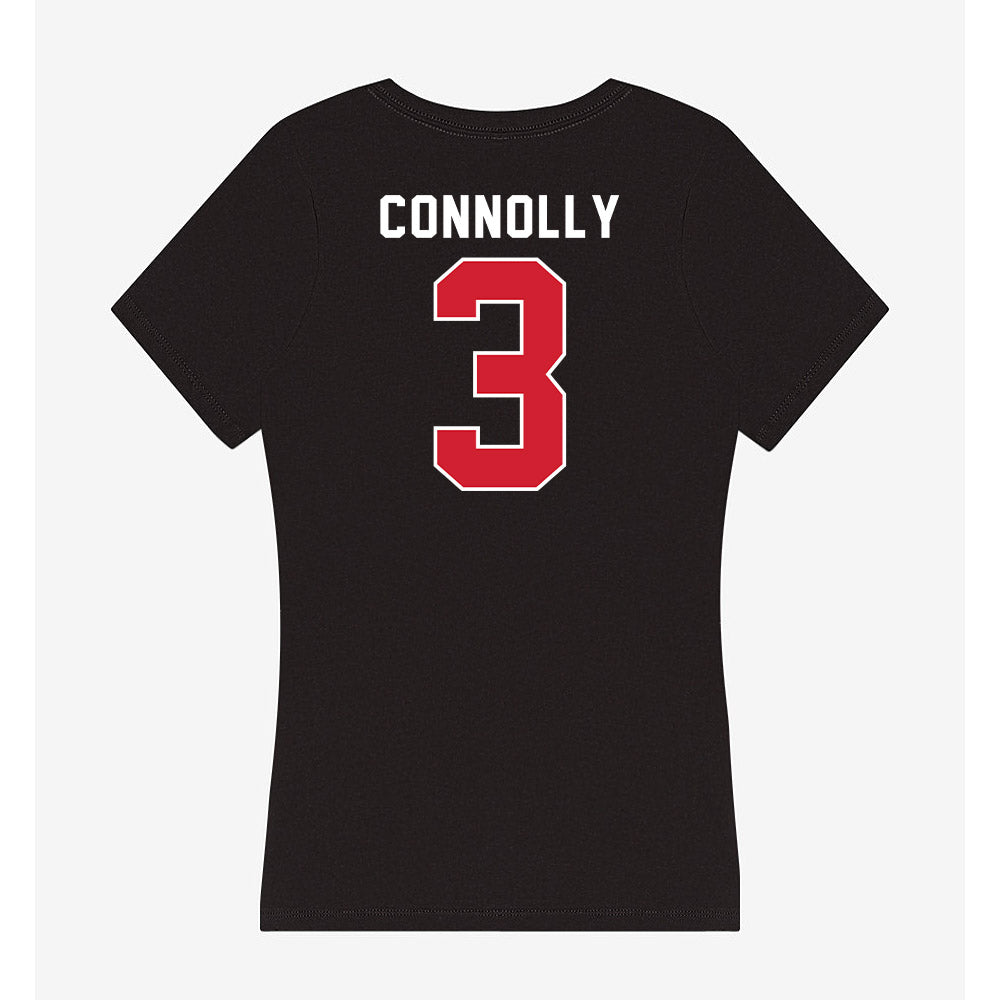Fairfield - NCAA Men's Lacrosse : Thomas Connolly - Women's V-Neck T-Shirt-1