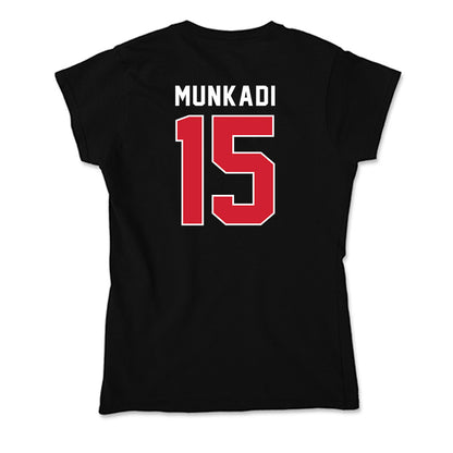 Fairfield - NCAA Men's Basketball : Isaac Munkadi - Soft Style Women’s T-Shirt-1