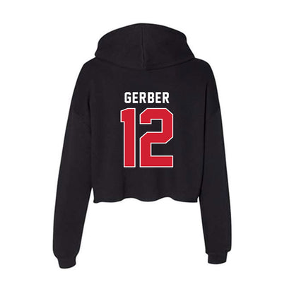Fairfield - NCAA Men's Soccer : Cameron Gerber - Women's Crop Fleece Hoodie-1