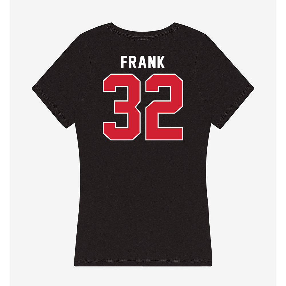 Fairfield - NCAA Baseball : Alex Frank - Women's V-Neck T-Shirt-1