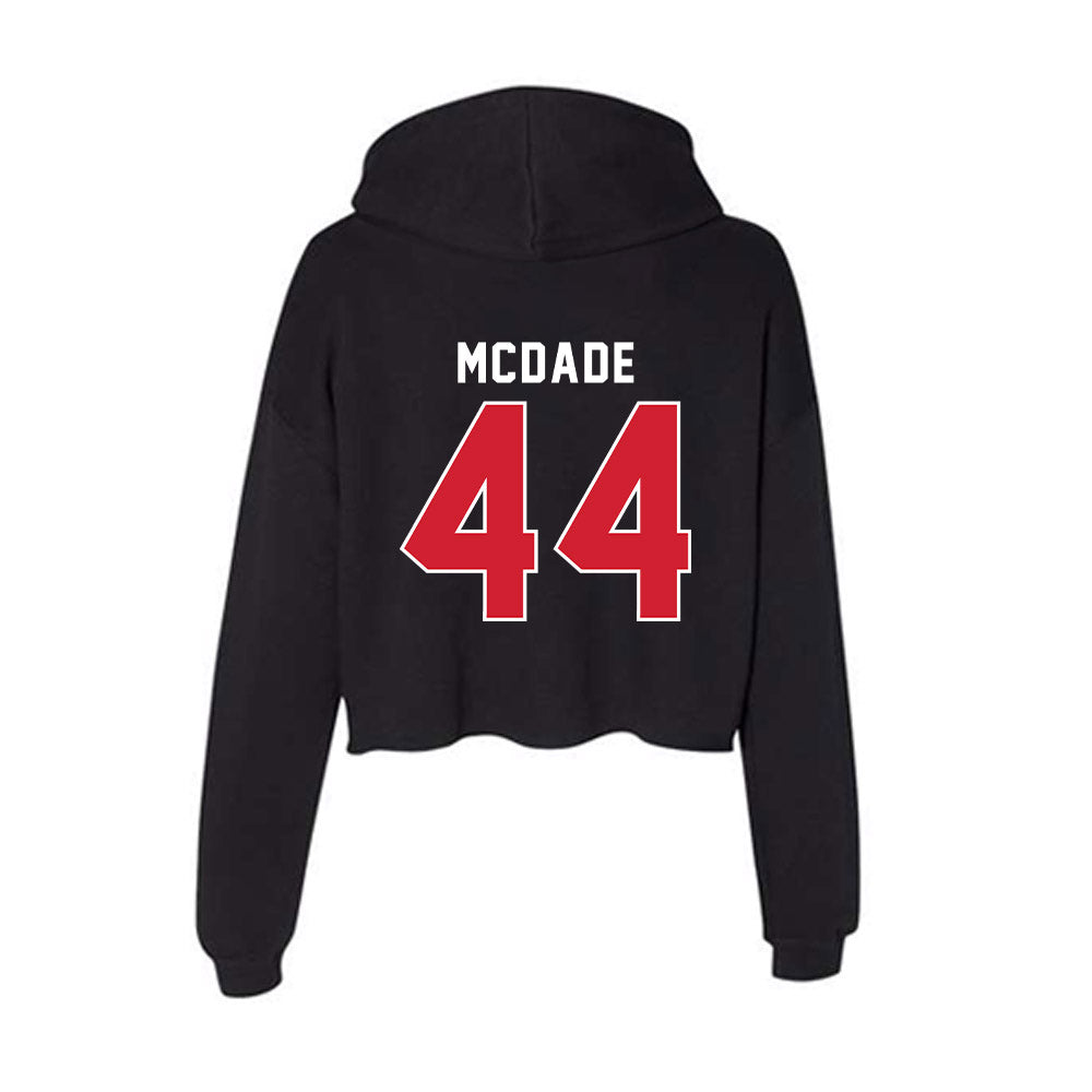 Fairfield - NCAA Women's Field Hockey : Georgia McDade - Women's Crop Fleece Hoodie-1