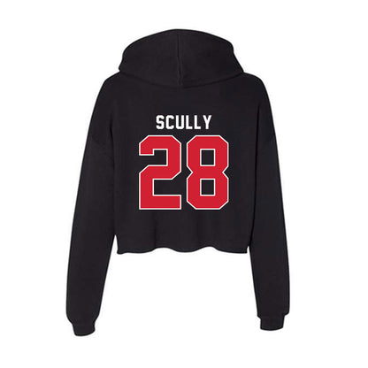 Fairfield - NCAA Men's Lacrosse : Andrew Scully - Women's Crop Fleece Hoodie-1