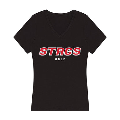 Fairfield - NCAA Women's Golf : Lucille Fowler - Women's V-Neck T-Shirt-0
