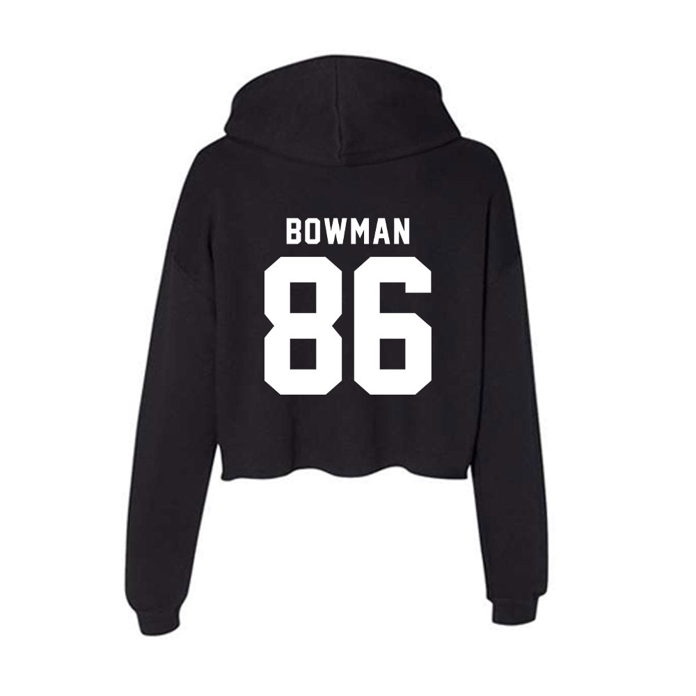 Delaware - NCAA Football : Jaxson Bowman - Women's Crop Fleece Hoodie-1