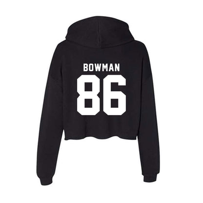 Delaware - NCAA Football : Jaxson Bowman - Women's Crop Fleece Hoodie-1