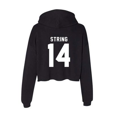 Delaware - NCAA Women's Field Hockey : Brynn String - Women's Crop Fleece Hoodie-1
