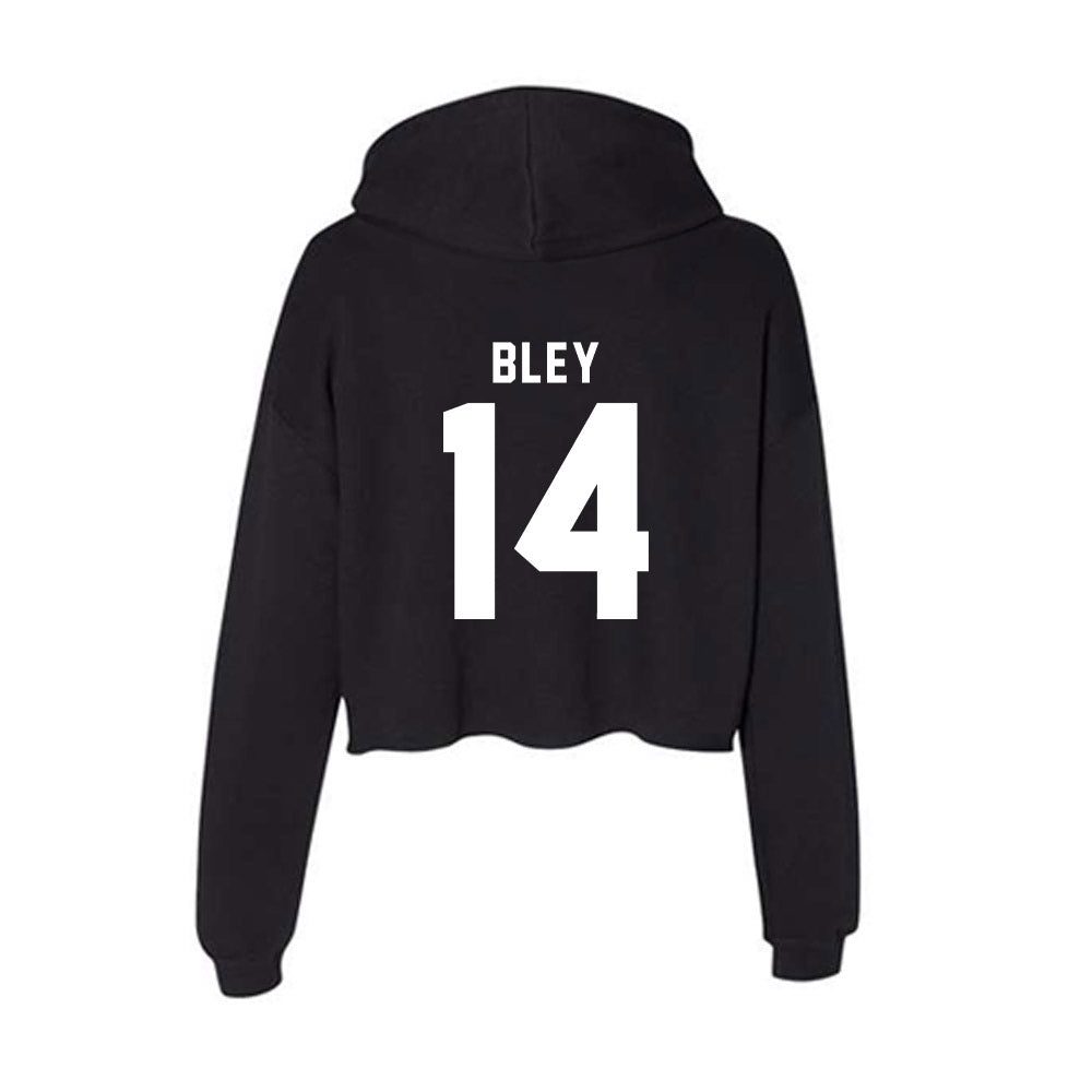 Delaware - NCAA Women's Soccer : Olivia Bley - Women's Crop Fleece Hoodie-1