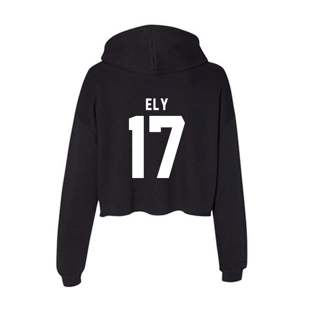 Delaware - NCAA Softball : Grace Ely - Women's Crop Fleece Hooded Sweatshirt-1