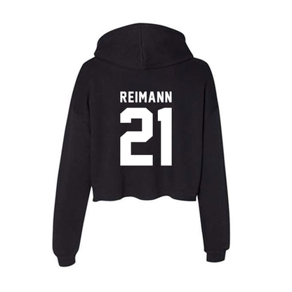 Delaware - NCAA Women's Soccer : Reese Reimann - Women's Crop Fleece Hooded Sweatshirt-1