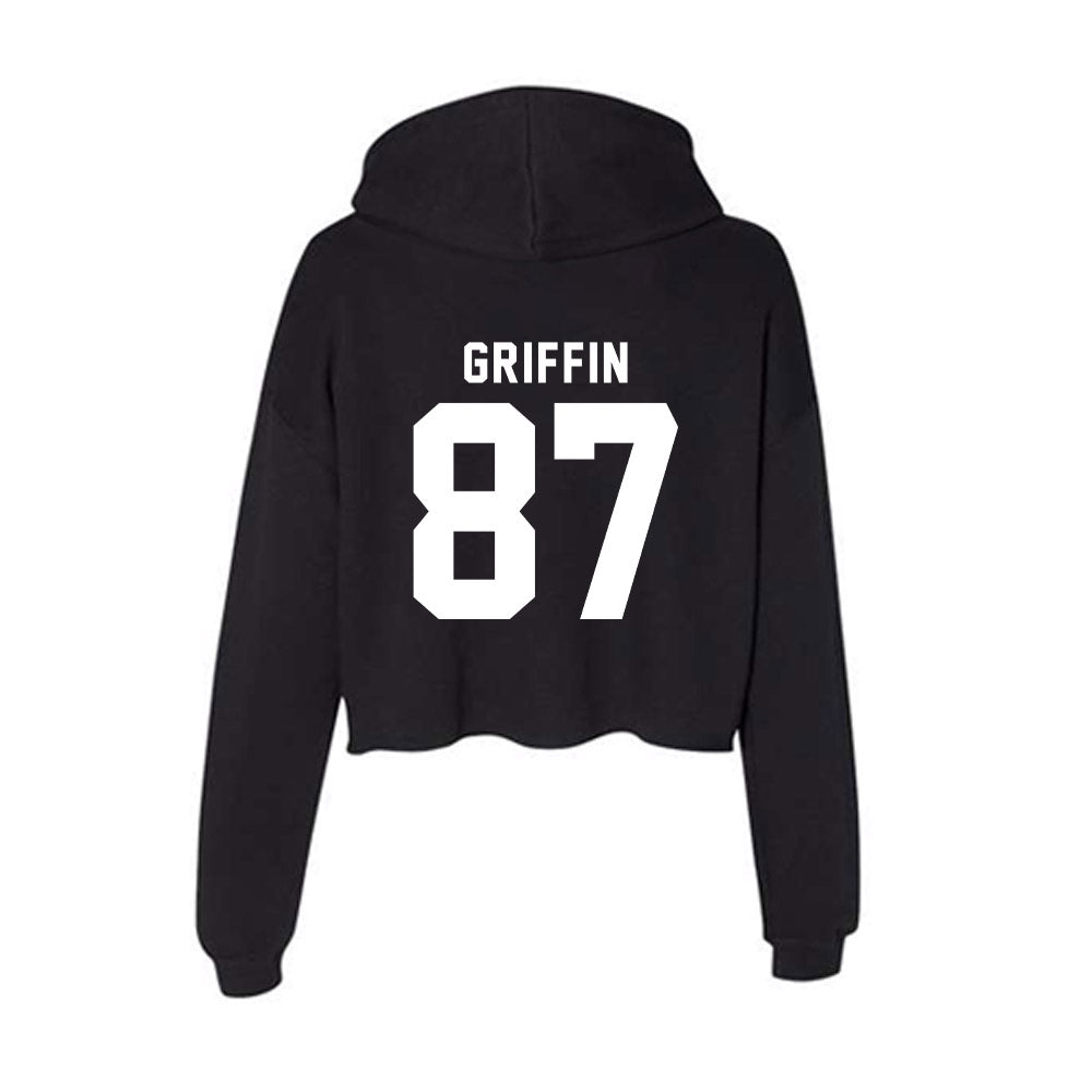 Delaware - NCAA Football : Carson Griffin - Women's Crop Fleece Hoodie-1