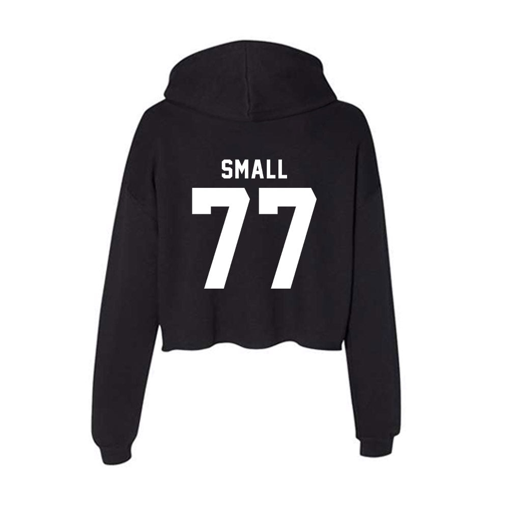 Delaware - NCAA Football : Jack Small - Women's Crop Fleece Hoodie-1