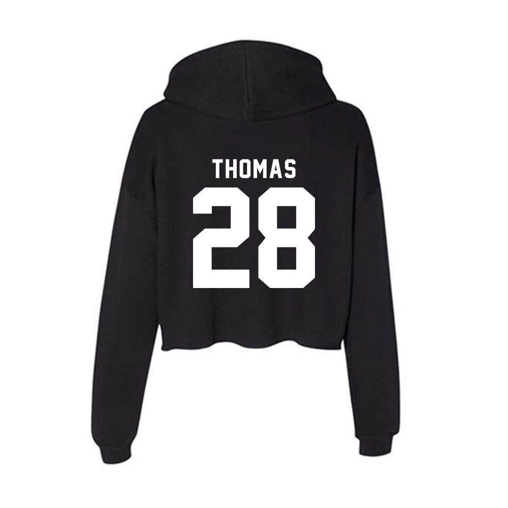 Delaware - NCAA Softball : Ryleigh Thomas - Women's Crop Fleece Hoodie-1