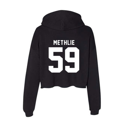 Delaware - NCAA Football : Patrick Methlie - Women's Crop Fleece Hoodie-1