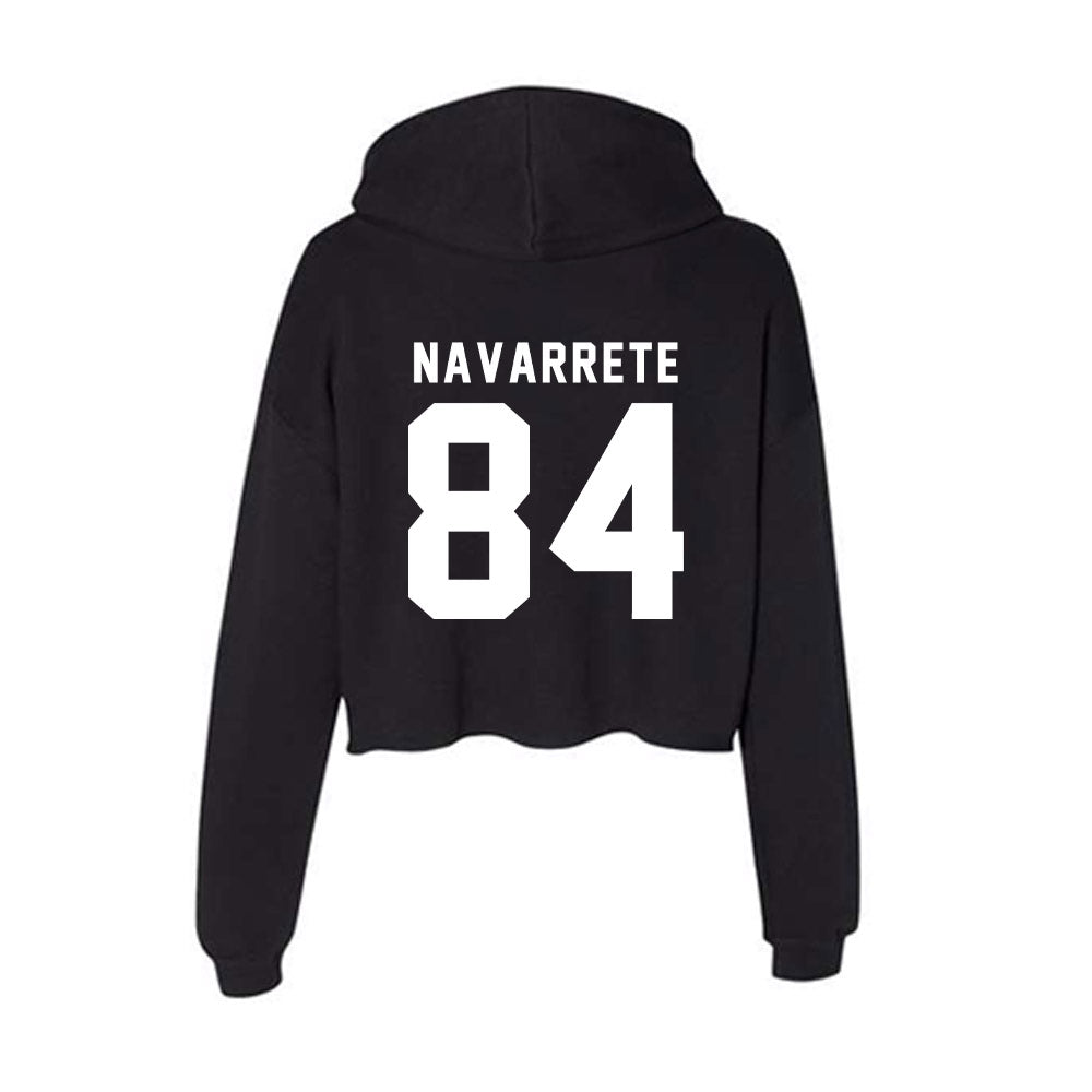 Delaware - NCAA Football : Ashton Navarrete - Women's Crop Fleece Hoodie-1
