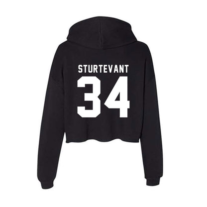 Delaware - NCAA Women's Lacrosse : Riley Sturtevant - Women's Crop Fleece Hoodie-1