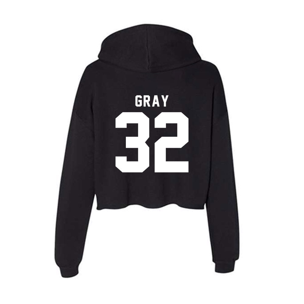 Delaware - NCAA Women's Volleyball : Jayda Gray - Women's Crop Fleece Hoodie-1