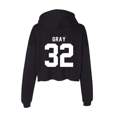 Delaware - NCAA Women's Volleyball : Jayda Gray - Women's Crop Fleece Hoodie-1