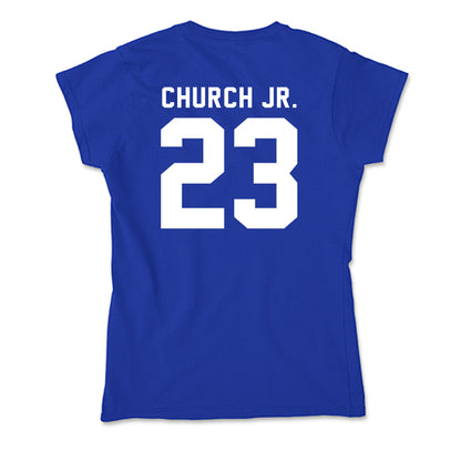 Delaware - NCAA Football : Shawn Church Jr. - Soft Style Women’s T-Shirt-1