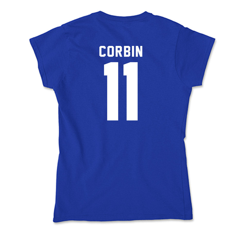 Delaware - NCAA Football : Jawarren Corbin - Soft Style Women’s T-Shirt-1