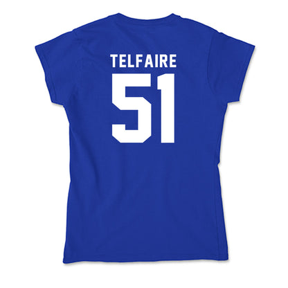 Delaware - NCAA Football : Chandler Telfaire - Soft Style Women’s T-Shirt-1