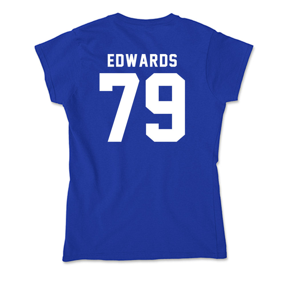 Delaware - NCAA Football : Jaiden Edwards - Soft Style Women’s T-Shirt-1