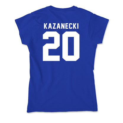 Delaware - NCAA Men's Basketball : Alex Kazanecki - Soft Style Women’s T-Shirt-1