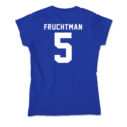 Delaware - NCAA Women's Basketball : Amalia Fruchtman - Soft Style Women’s T-Shirt-1