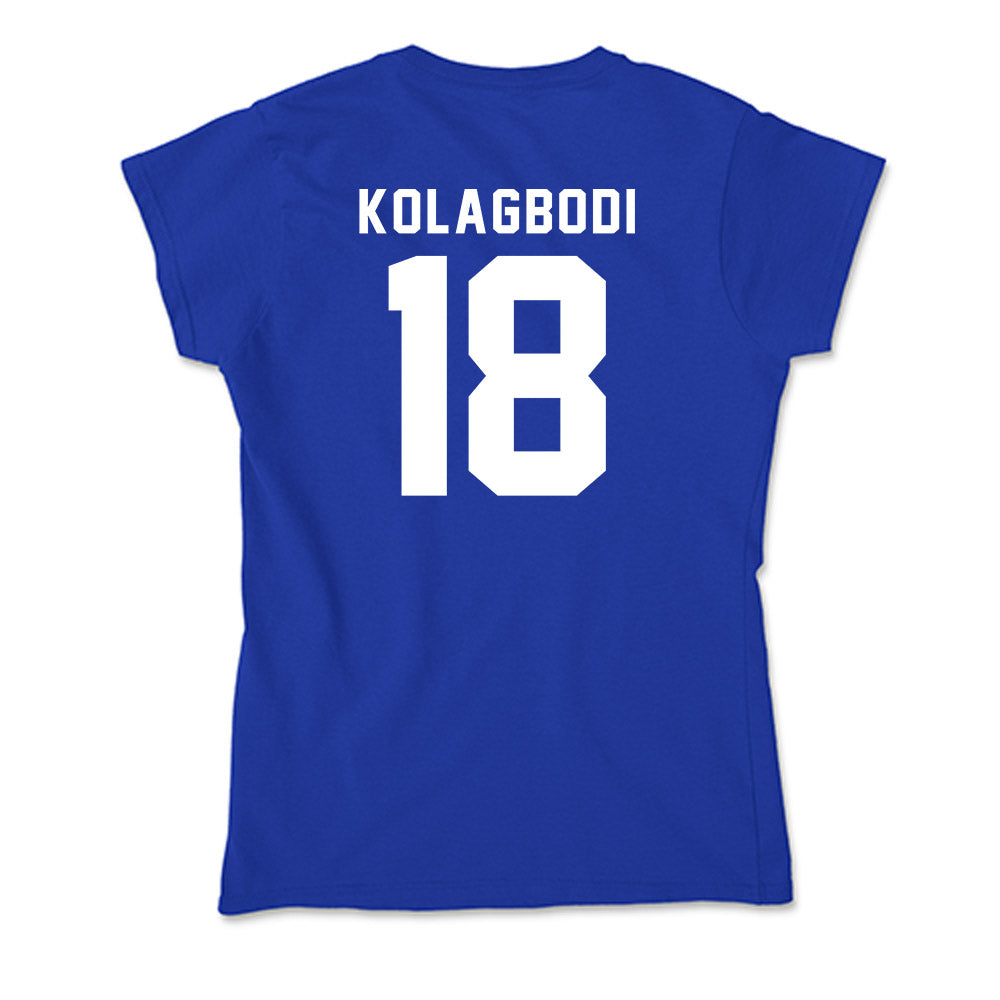 Delaware - NCAA Football : Jamarion Kolagbodi - Soft Style Women’s T-Shirt-1