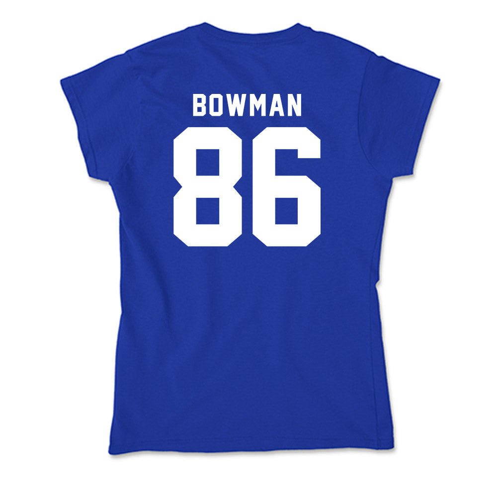 Delaware - NCAA Football : Jaxson Bowman - Soft Style Women’s T-Shirt-1