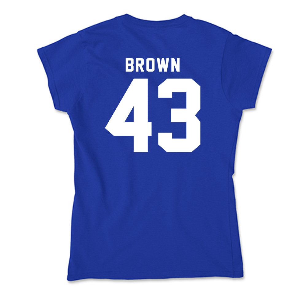 Delaware - NCAA Football : Luke Brown - Soft Style Women’s T-Shirt-1