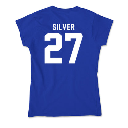 Delaware - NCAA Football : Jo Silver - Soft Style Women’s T-Shirt-1