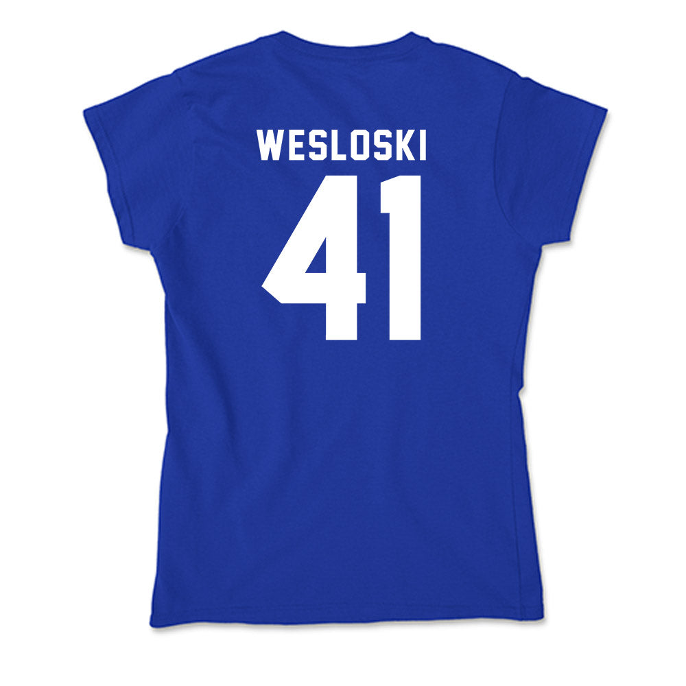 Delaware - NCAA Men's Lacrosse : Brady Wesloski - Soft Style Women’s T-Shirt-1
