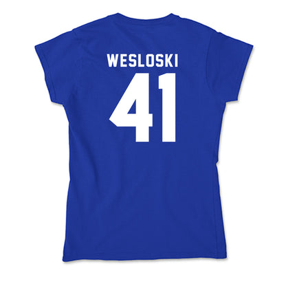 Delaware - NCAA Men's Lacrosse : Brady Wesloski - Soft Style Women’s T-Shirt-1