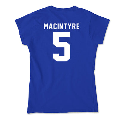 Delaware - NCAA Ice Hockey : Emma MacIntyre - Soft Style Women’s T-Shirt-1