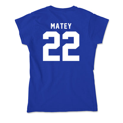 Delaware - NCAA Women's Lacrosse : Mary Matey - Soft Style Women’s T-Shirt-1