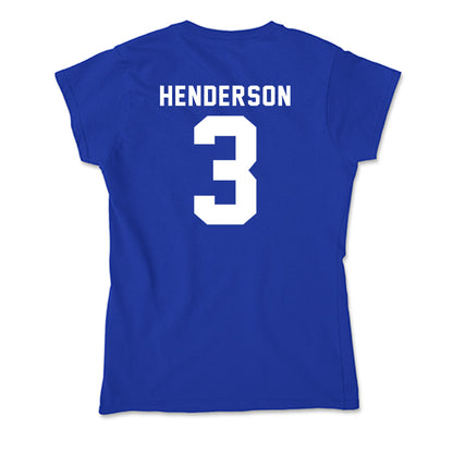 Delaware - NCAA Softball : Jordyn Henderson - Soft Style Women’s T-Shirt-1
