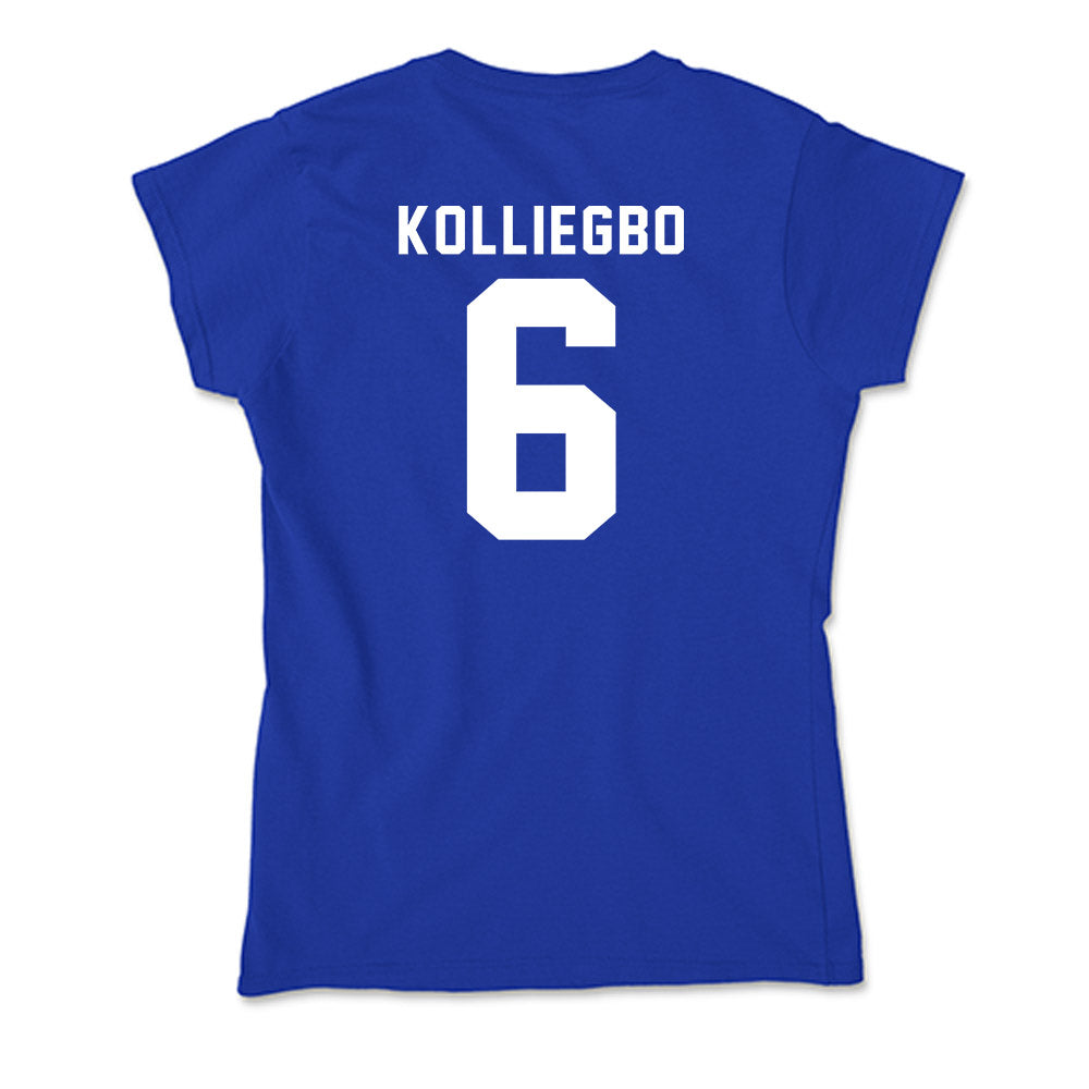 Delaware - NCAA Women's Basketball : Safiatu Kolliegbo - Soft Style Women’s T-Shirt-1