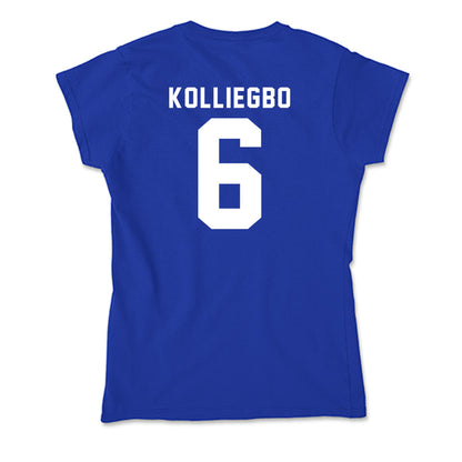 Delaware - NCAA Women's Basketball : Safiatu Kolliegbo - Soft Style Women’s T-Shirt-1