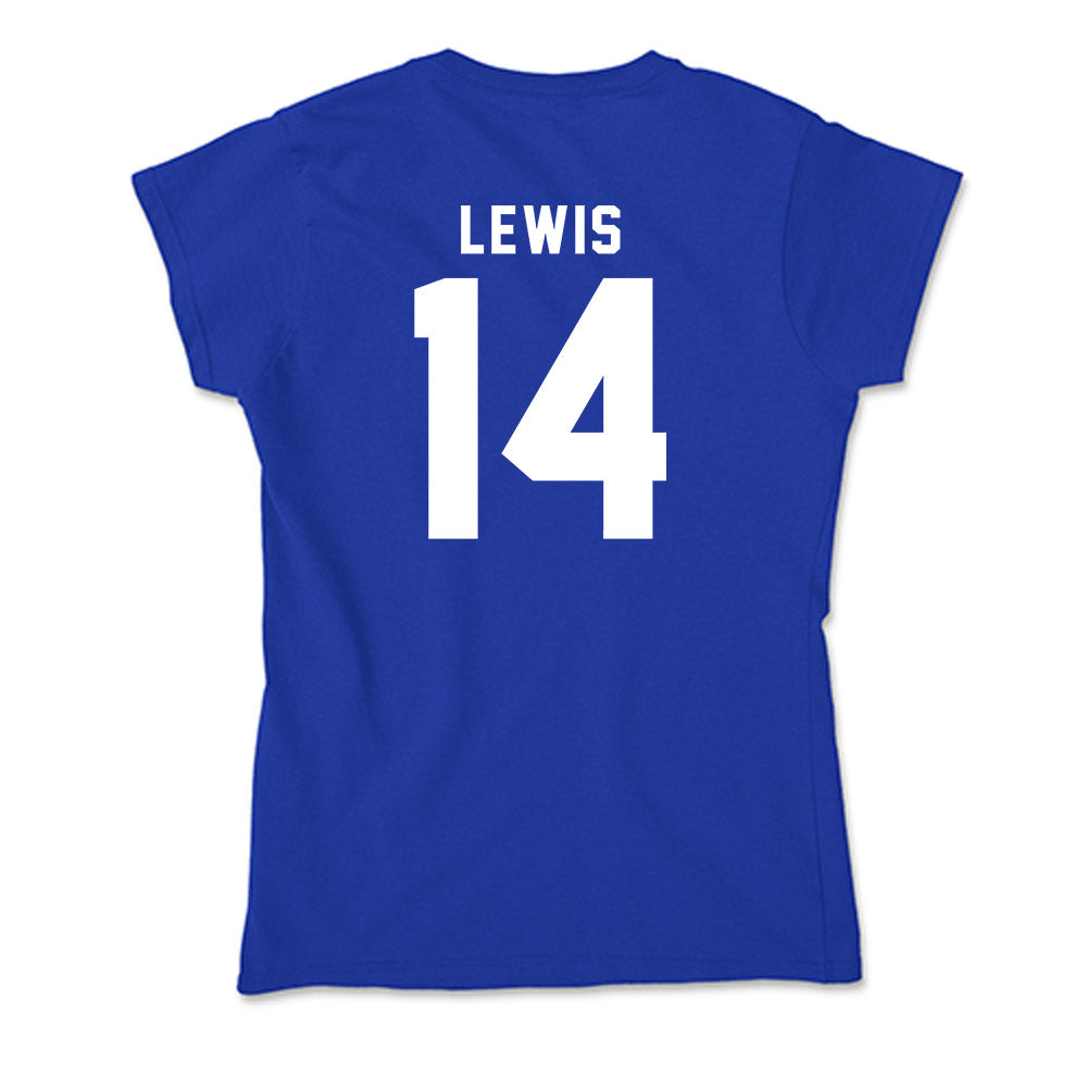 Delaware - NCAA Football : Donovan Lewis - Soft Style Women’s T-Shirt-1
