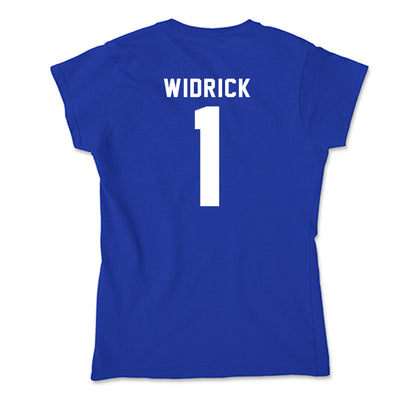 Delaware - NCAA Men's Soccer : Eric Widrick - Soft Style Women’s T-Shirt-1