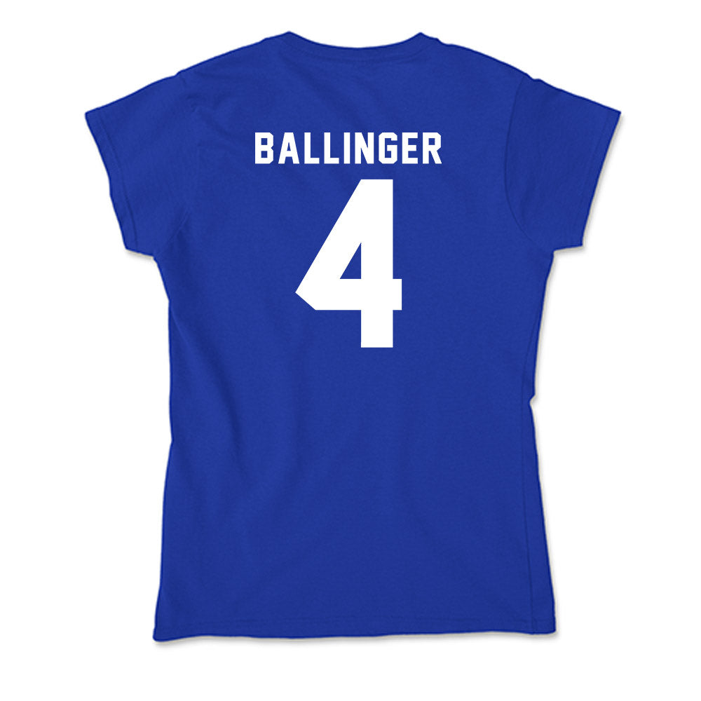 Delaware - NCAA Women's Soccer : Claire Ballinger - Soft Style Women’s T-Shirt-1