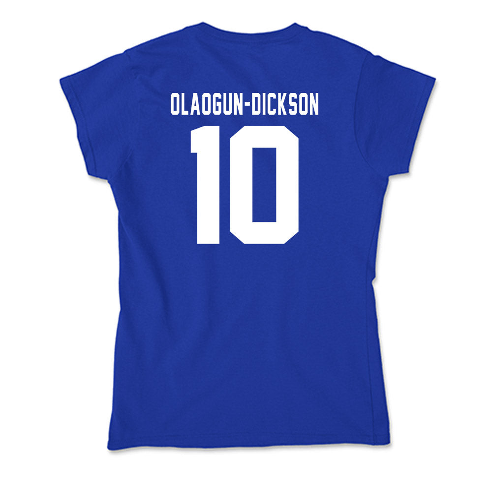 Delaware - NCAA Women's Soccer : Adiat Olaogun-Dickson - Soft Style Women’s T-Shirt-1